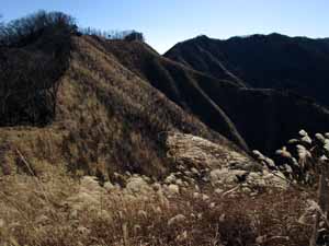 鳥首峠からの登り
