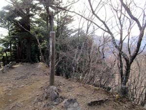 大山三峰山山頂